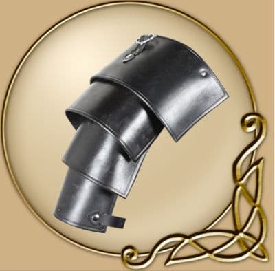 LARP Lorica leather pauldrons