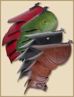 LARP Lorien leather pauldrons