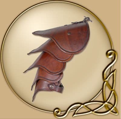 LARP Lorien leather pauldrons