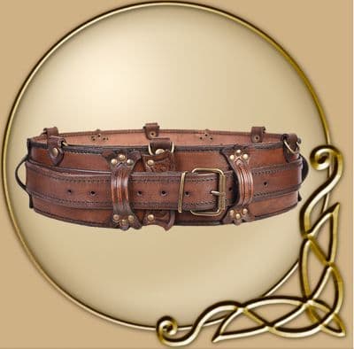LARP Luthor leather belt