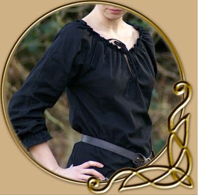 LARP Medieval shirt with lace