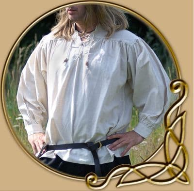 LARP Medieval shirt with laces
