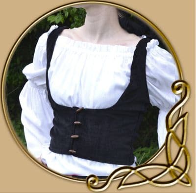 LARP Medieval waistcoat with buttons
