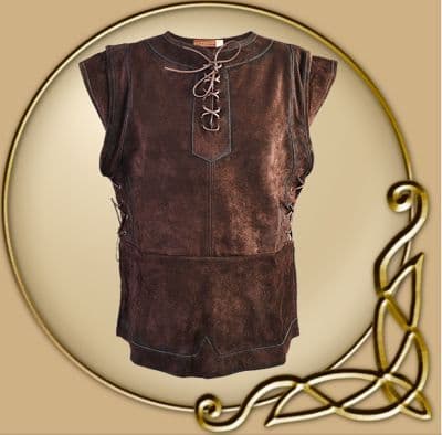 LARP Penda leatherjerkin suede