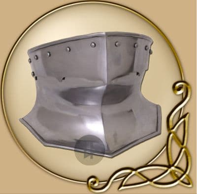 LARP Platemail Bevor neck protection