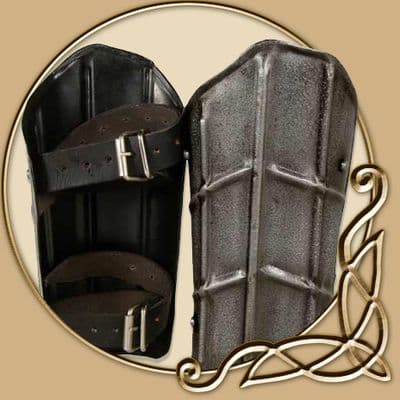 LARP Platemail - Dark Drake Arm Plates