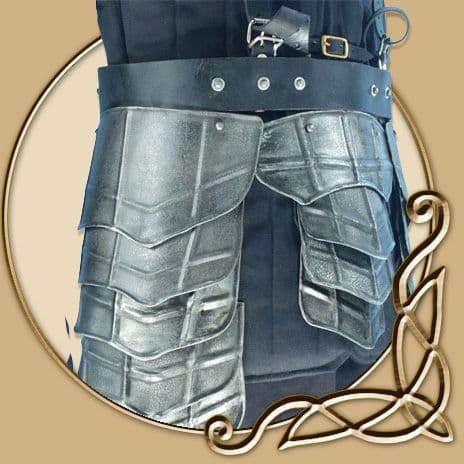 LARP Platemail - Dark Drake Upper Leg Armour