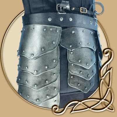 LARP Platemail - Dark Warrior Upper leg Armour