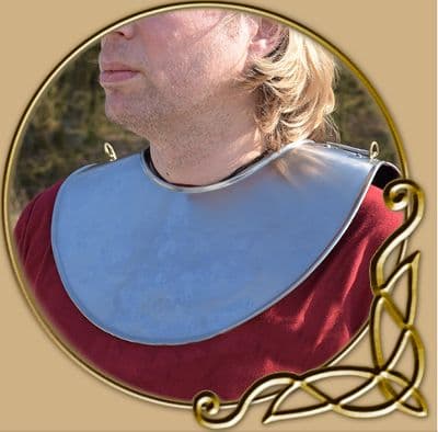 LARP Platemail Gladiator gorget