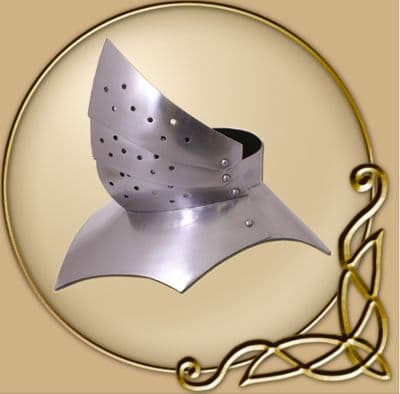 LARP Platemail - Gothic Gorget 1.6mm