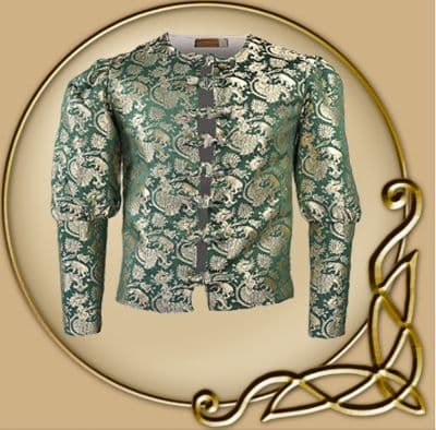 LARP Rafael jerkin damasc dragon