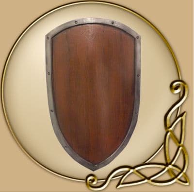 LARP RFB Kite shield wood