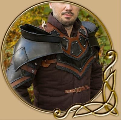 LARP Rogue Neck and Shoulders armour