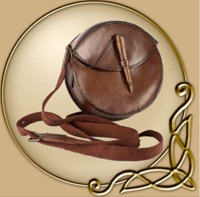 LARP Round leather bag