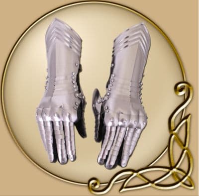LARP Steel gauntlets