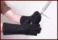 LARP Suede leather gloves