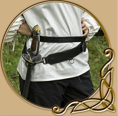 LARP Sword leather  belt