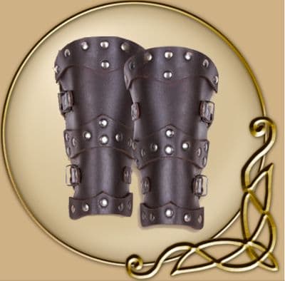 LARP Tobi Leather Bracers