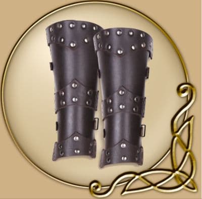 LARP Tobi Leather Greaves