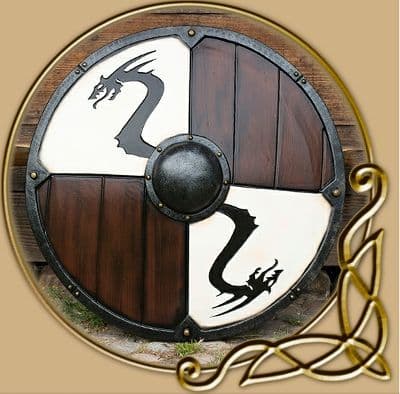 LARP Viking Dragon Shield