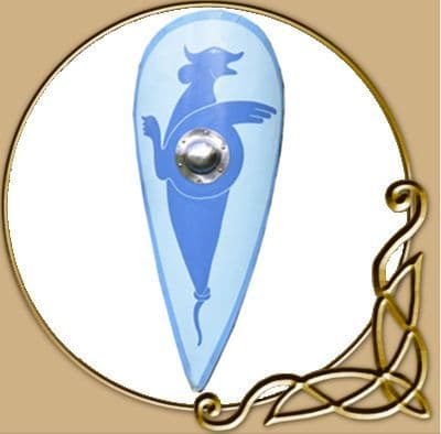 Norman Wooden Kite Shield with Gryffon