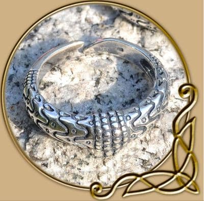 Orupgård viking silver ring