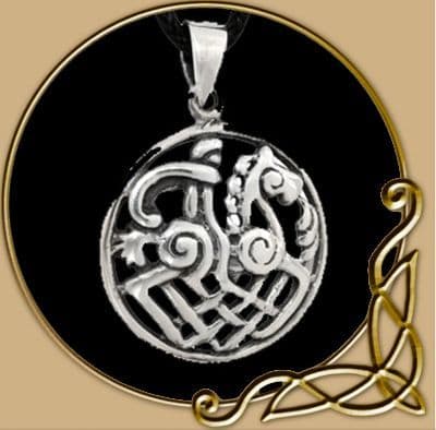 Pendant Odin on Sleipnir, Silver