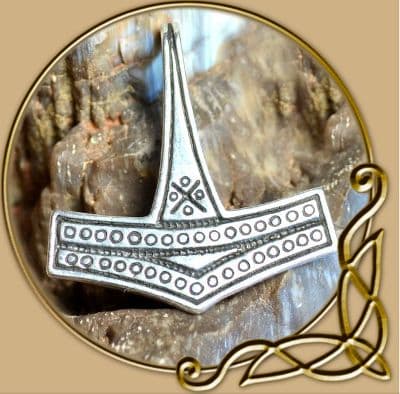 Romersdal silver Thor hammer pendant