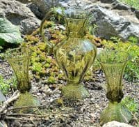 Rotterdam set historical goblets and a glass jug