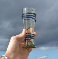 Set of six wine glasses