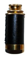 Telescope with leather pouch