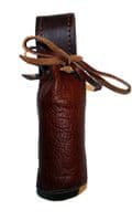 Telescope with leather pouch