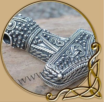 Thors Hammer Silver Oland Sweden