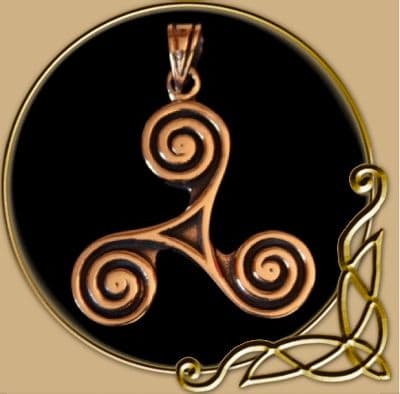 Triskelion pendant