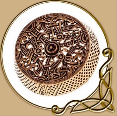 Viking Box brooche Gotland, small