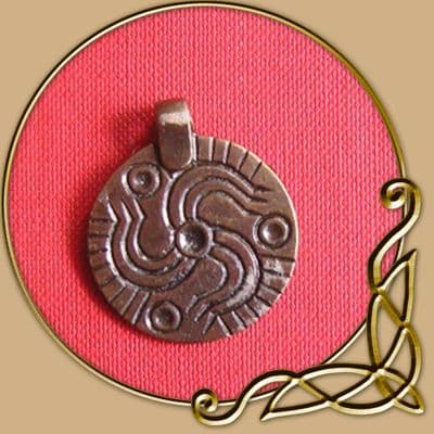 Viking Bronzed Jewellery - Ornated Solar