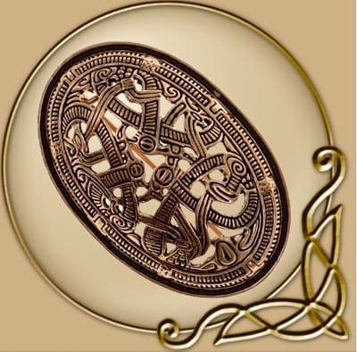 Viking brooch Morberg