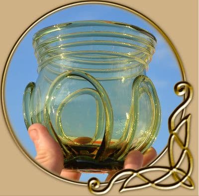 Viking drinking vessel from Birka