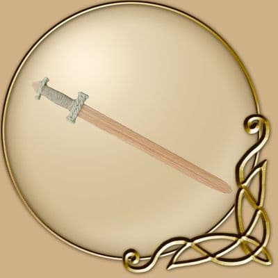 Viking Jarl's Broadsword (Full-Size Oak)