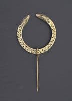 Viking Jewellery Dragon brass brooch