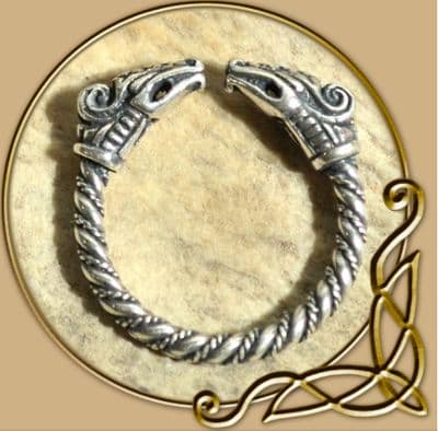 Viking Jewellery Dreki silver sterling ring