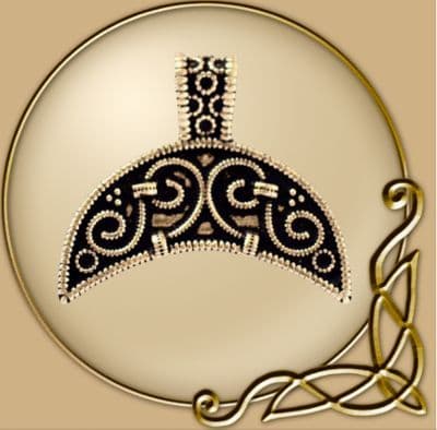 Viking Lunula Pendant - Fertility symbol