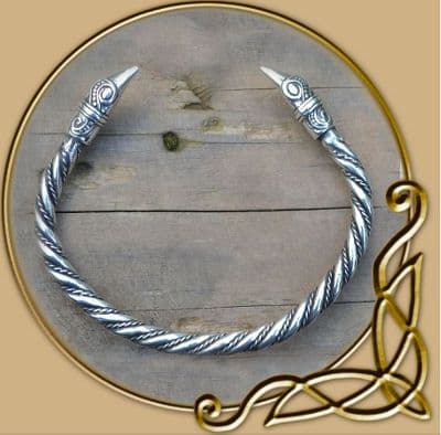 Viking raven silver bracelet