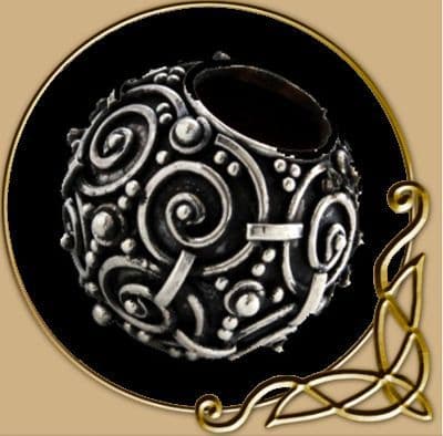 Viking Silver Bead, Ø 1.70 cm