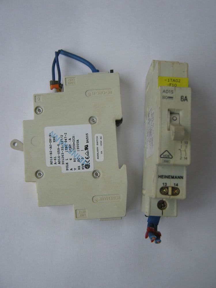EATON HEINEMANN 6 AMP AD1SY596 SINGLE POLE MCB CIRCUIT BREAKER