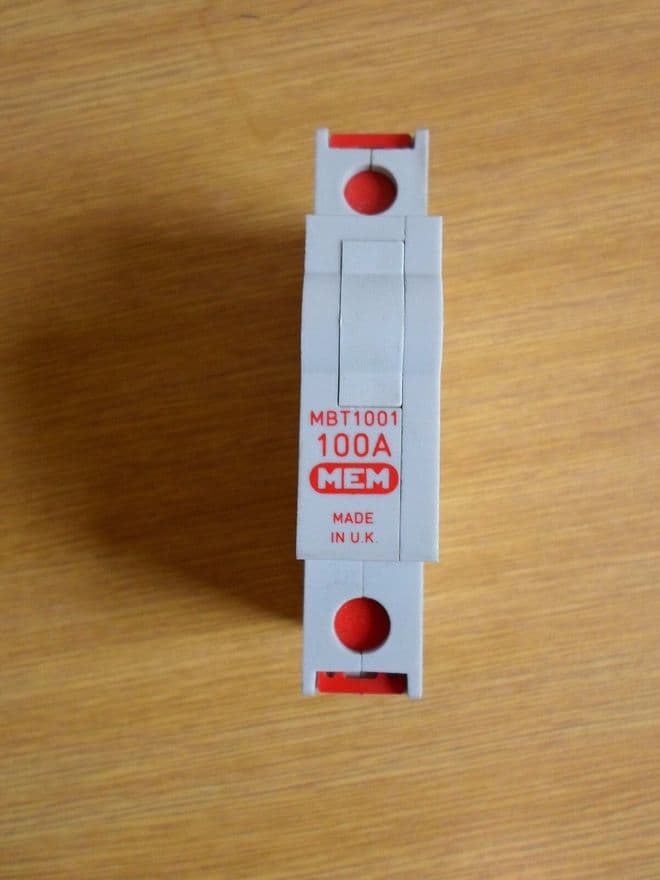 MEM MBT1001 100 AMP TERMINAL BLOCK LUGS UNIT