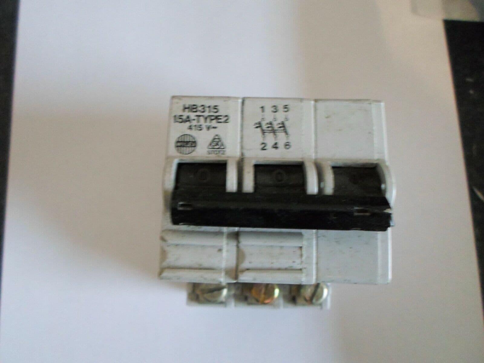 Wylex MCB 15 Amp Type 2 M9 Triple Pole 3 Fase 15A S213 Stotz - Foto 7