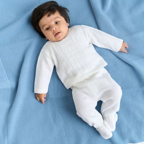 A1173W Cable Knitted Jumper & legging set