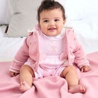 A1570 DB  Knitted Baby Jacket