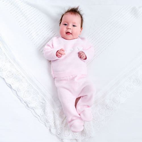 A2620 Satin Bow knitted 2 piece set